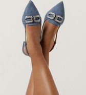 Notre-V 12242 Slingbacks Dames - Blauw - Maat 41