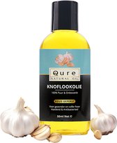 Bol.com Knoflookolie 50ml | 100% Puur & Onbewerkt | Koudgeperste Knoflookolie uit India | Huidolie en Haarolie aanbieding