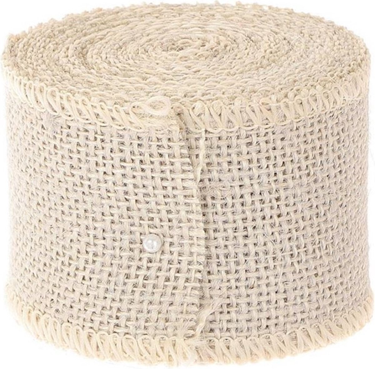 Jute lint 5m x 5cm grijs