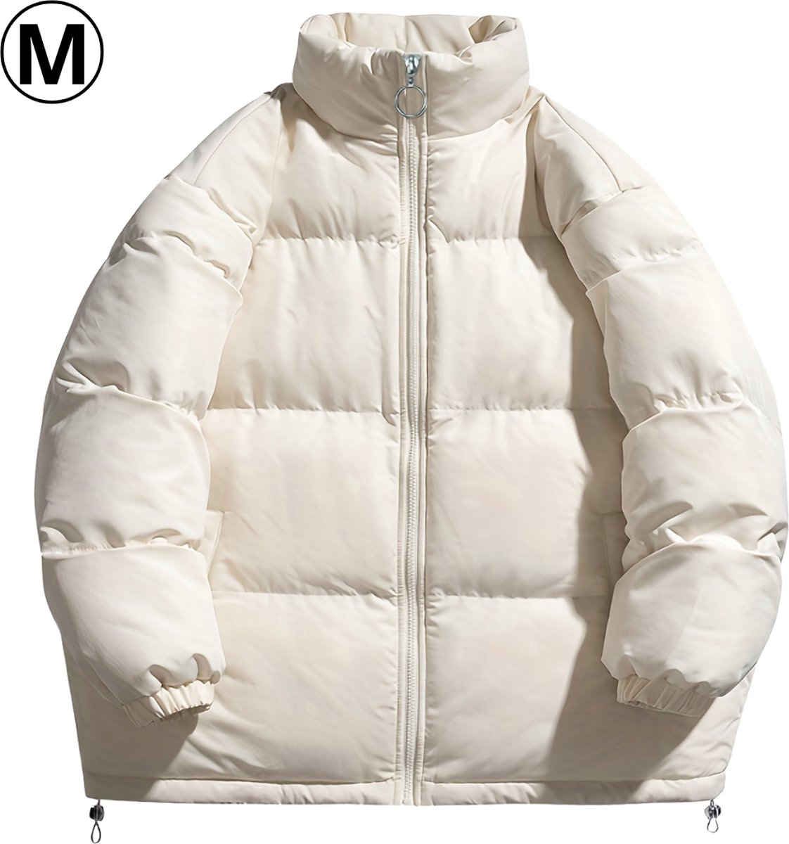 Nivard Winterjas Voor Dames Faux Fur Bontkraag Parka Jas Winter Volwassen Wit