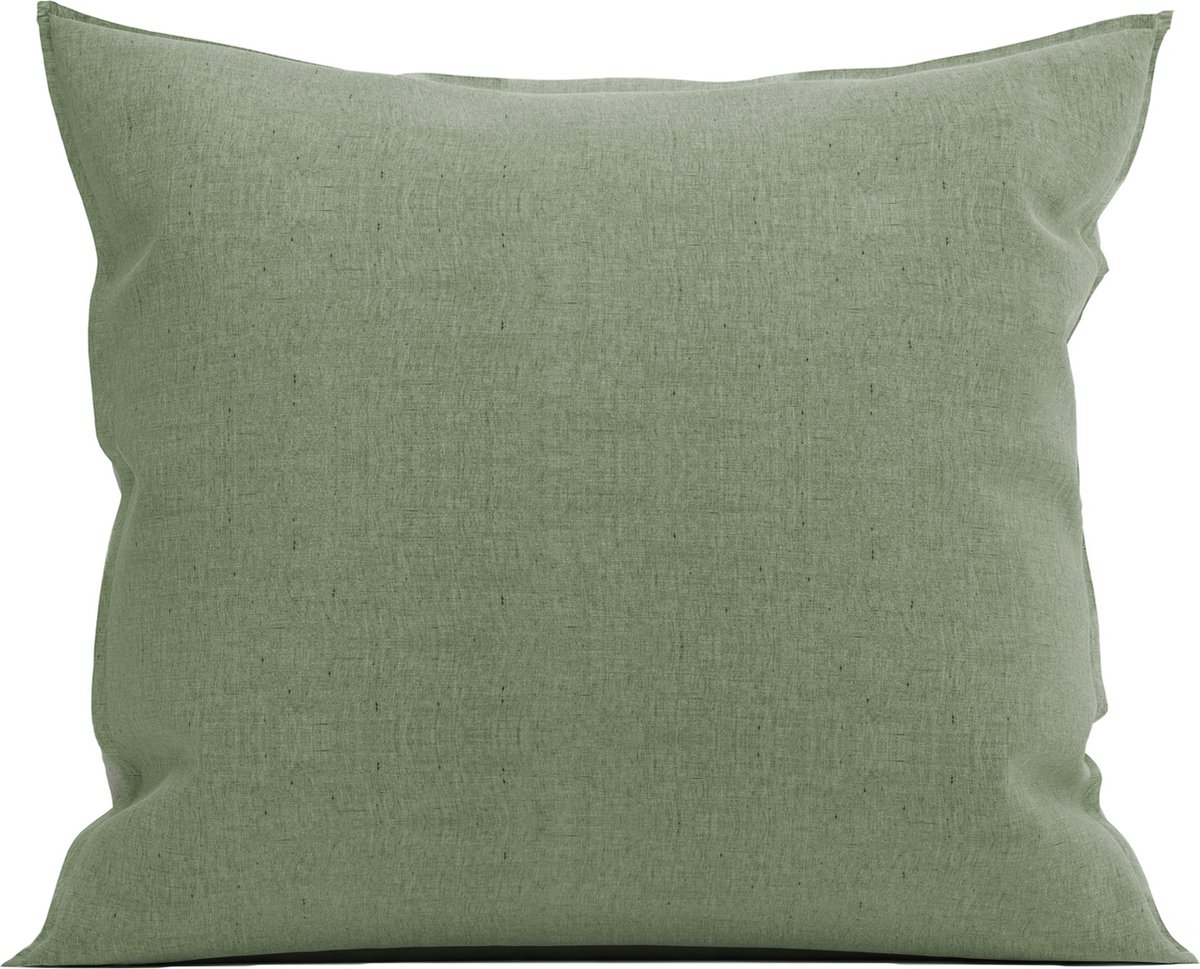 Heckettlane Franela Kussensloop - Groen - 80x80cm - Groen