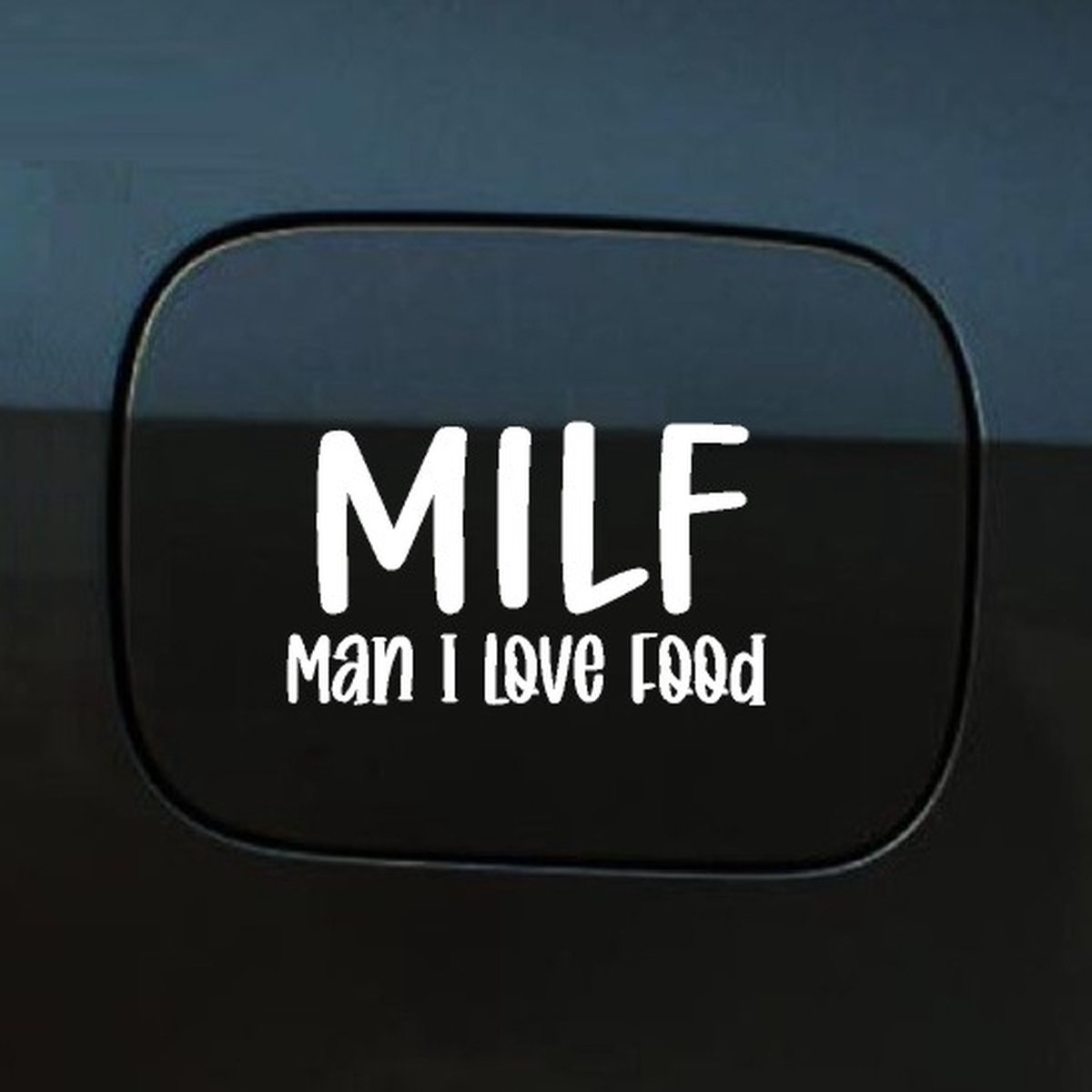 Bumpersticker - Milf - 10x17 - Wit