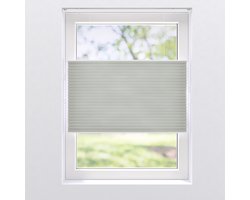 Dutchblinds - Plisségordijnen - Grijs - 160 x 175 cm - Raamdecoratie op maat