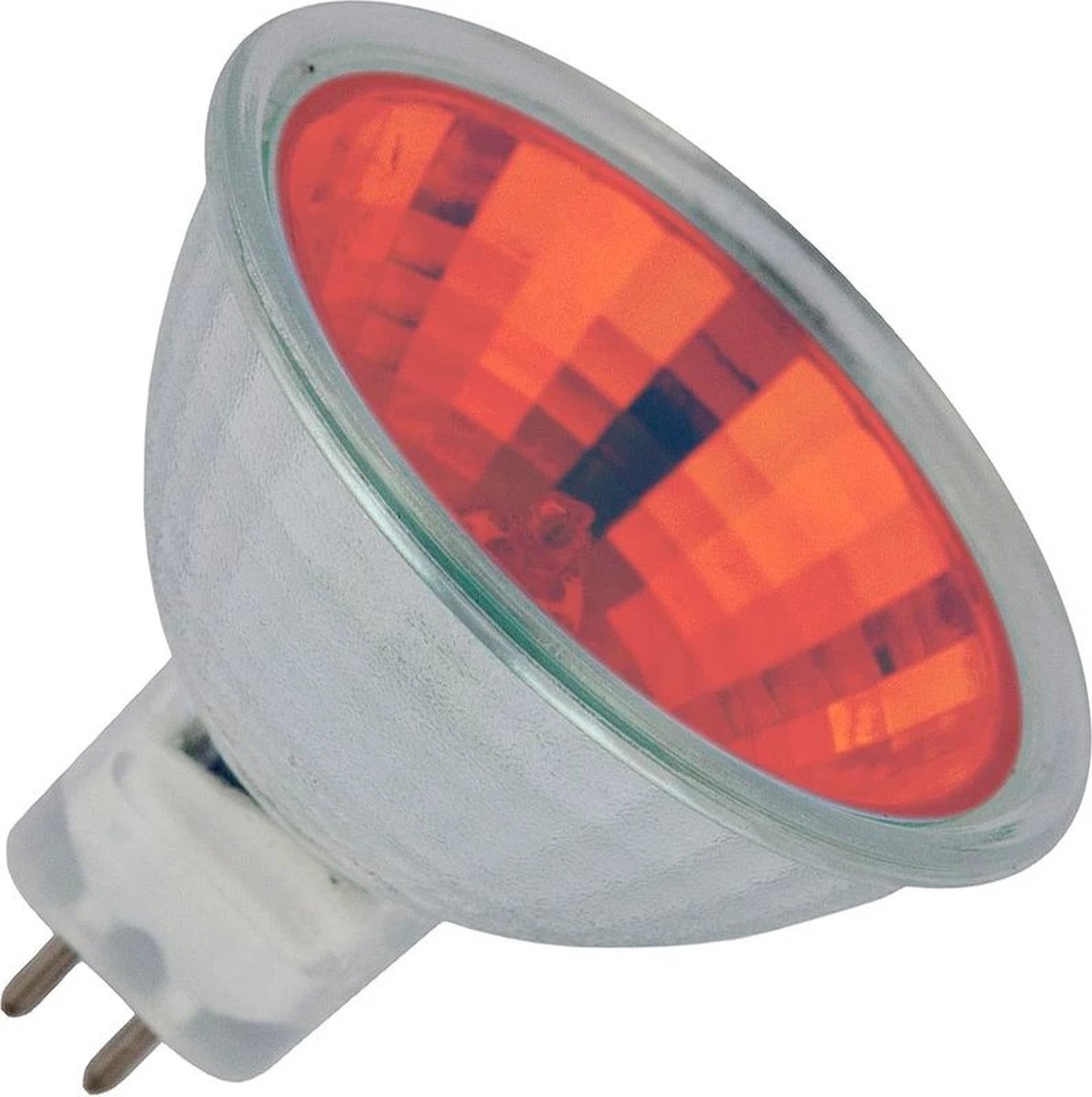 Schiefer GU5.3 MR16 Halogeen Spot | 20W 12V Rood 38° Ø50mm | Dimbaar