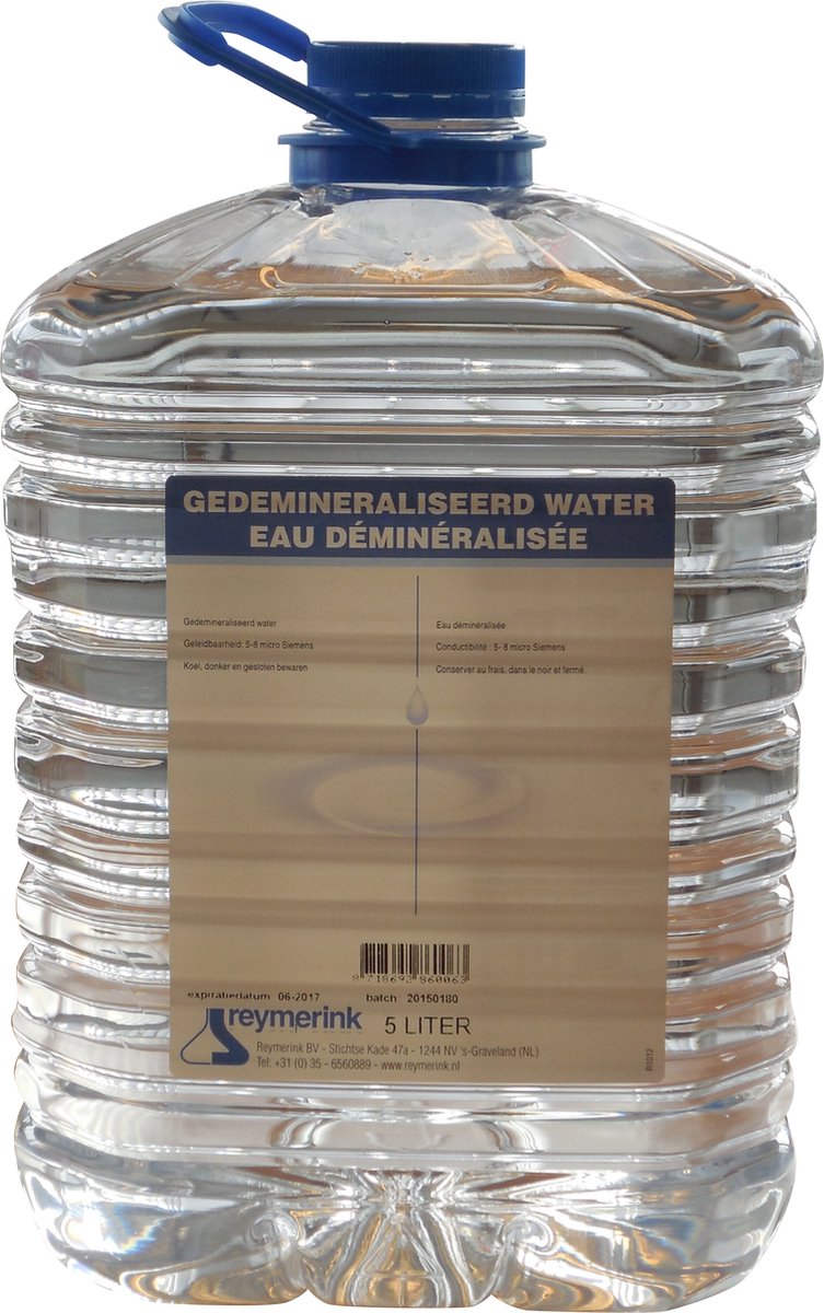 Reymerink - Gedemineraliseerd Water 5-8 10l | Desinfectie voor PMU, Tattoo, Beauty, Styliste, Kapper Studio & Laser Salon Huisarts Tandarts Praktijk | Laserkliniek | Desinfectiemiddel | Desinfectiespray | Pure Alcohol | Tatoeage Praktijk Schoonmaak