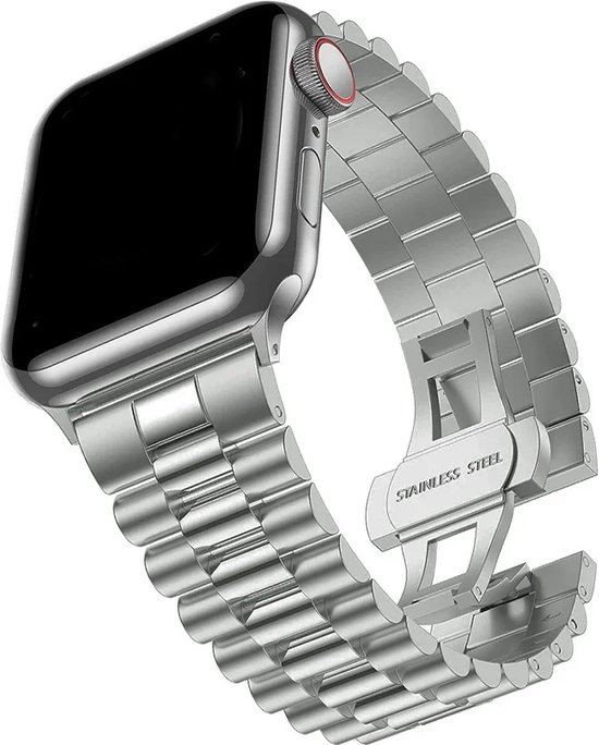 Strap it Presidential luxe stalen band Geschikt voor Apple Watch Series. bol