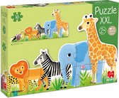 Jumbo - Goula - Vormenpuzzel XXL Jungle - 16 stukjes