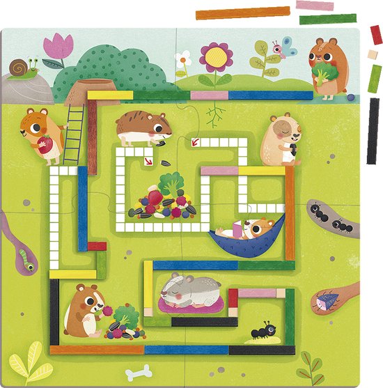 Jumbo - Goula - Hamsters 1 tot 10 Educatief Rekenspel van Merkloos — afbeelding 3