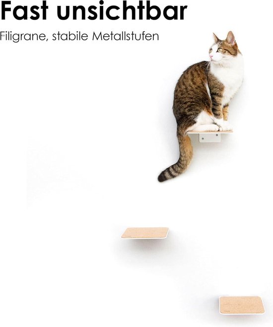 Kattenvoerstation, Kattenbak Muur, Klimwand Katten, Voederbak Verhoogd Kattenplank Kattenmeubel Havervlokkenbruin En Koffiebruin Kattenvoerstation, Kattenbak Muur, Klimwand Katten, Voederbak Verhoogd Kattenplank Kattenmeubel Havervlokkenbruin En Koffiebruin