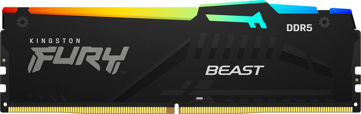 Kingston Technology Fury Beast 16Gb 6000Mt/S Ddr5 Dimm (Kit Van 2) Rgb Expo geheugen - afbeelding 3