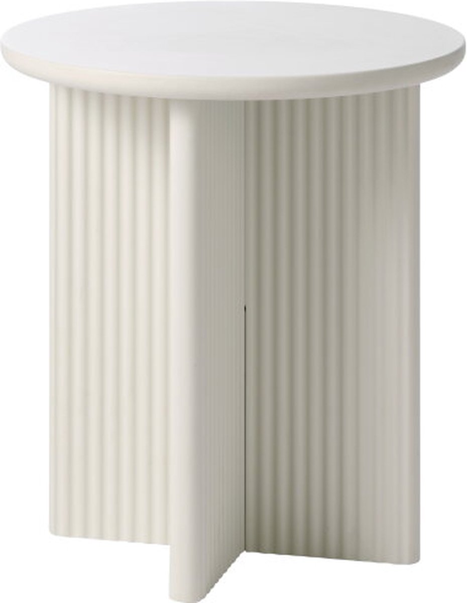 Bijzettafel Palma rond 50 cm - Greige