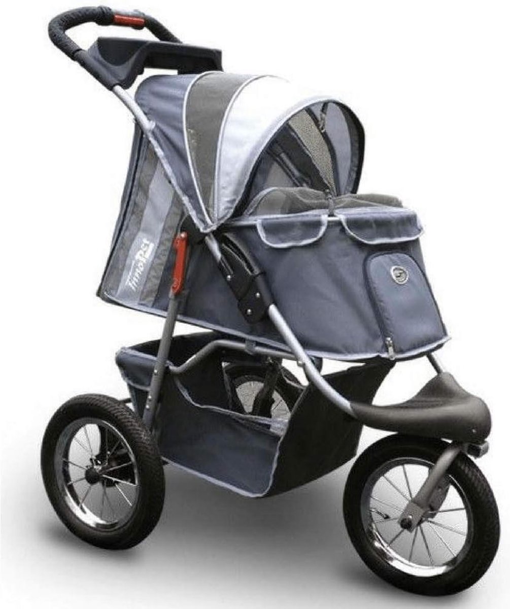 Grote sportieve hondenwagen voor huisdieren - opvouwbare wandelwagen voor grote en middelgrote honden en katten Hondenbuggy