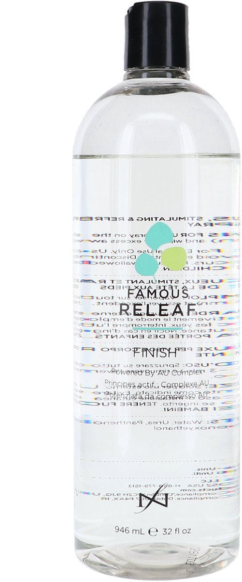 Goedkoopste Voordeelverpakking van 3 x Famous Releaf Finish 32 fl oz 946 ml (3194
