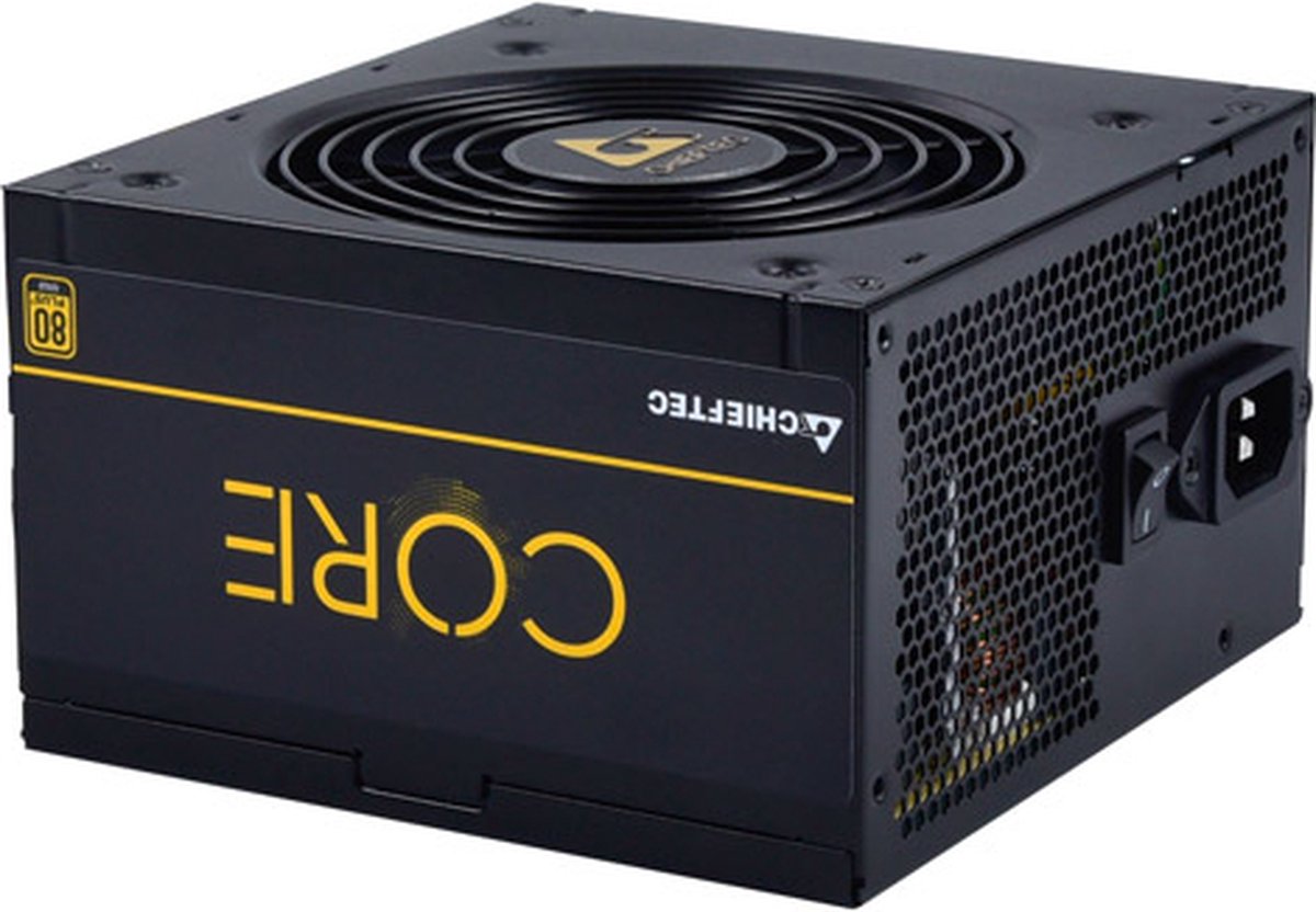 Chieftec Core Bbs-600S Power Supply Unit 600 W 24-Pin Atx Ps/2 Zwart voeding