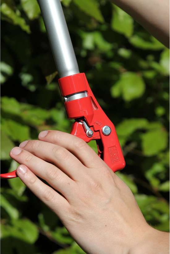 ARS Langarm Snoeischaar - Lichtgewicht Aluminium - Gehard Verchroomd Staal - Roteerbaar Handvat - 1200 mm - Rood van ARS — afbeelding 2