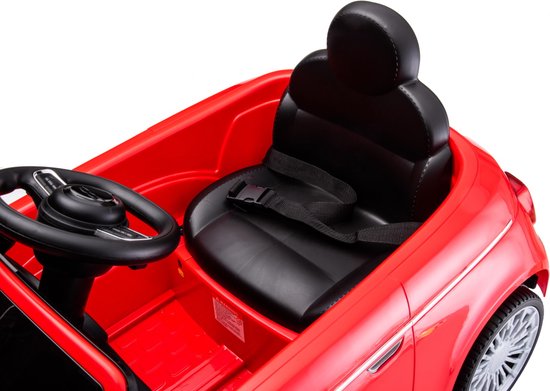 Eco Toys Rose Electrique Fiat 500 Voiture Enfant 705