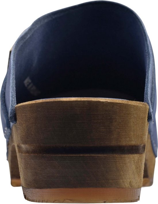glerups dk Modell BR Unisex Volwassenen Vilten pantoffel,sloffen,slippers, blauw (denim),37 EU
