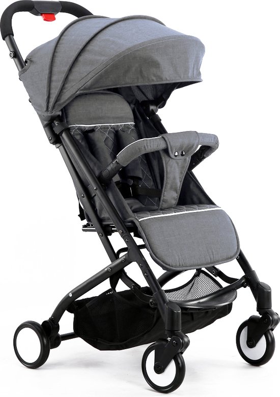 Baby Carrier Nieuwe Ontwerp 2-in-1 Kinderwagen Met Draagmand Grijs van Merkloos — afbeelding 2