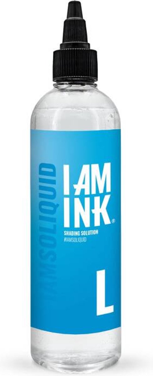I AM INK - I AM SO LIQUID (Shading Solution) 200ml | Premium Professionele Tattoo Inkt | Reach & Vegan | Stick en Poke | Handpoke Tatoeage Inkt | Tattoo set | PMU | Permanente Make-up | Geschikt voor Machine Cartridges & Needles | Liner | Shader