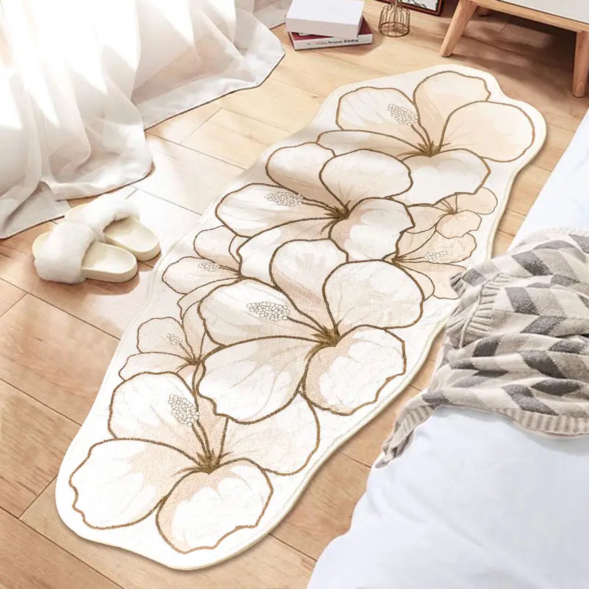 Mat, Vloermat, Vloerkleed, Tapijt- Kinderkamer-Badkamers-Woonkamer - Badmat-Wasbaar - Antislip-150*65cm