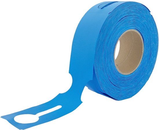 CombiCraft Grote sleufetiketten 273,5x59mm blauw - per 500 stuks