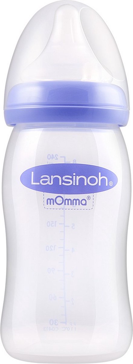 Bol.com Lansinoh 240 ml - plastic fles - Natural Wave Fles 75880 aanbieding