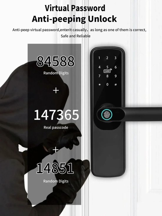 Smart Lock Touchscreen WiFi TY APP Fingerprint Password RFID Card Mechanical Key 5 Unlocking kopen vanaf een prijs van 78 Smart Lock Touchscreen WiFi TY APP Fingerprint Password RFID Card Mechanical Key 5 Unlocking kopen vanaf een prijs van 78