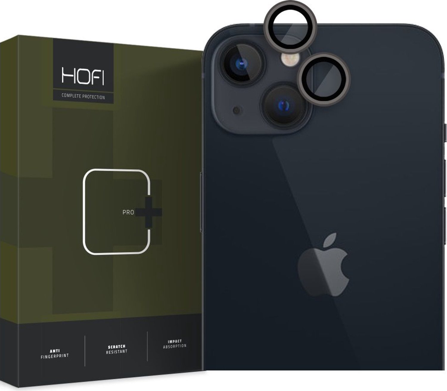 Hofi Camring Pro+ Camera Protector voor Apple iPhone 14/14 Plus - Zwart