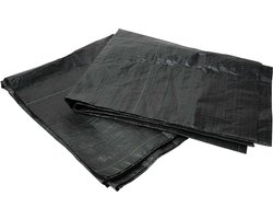 Bo-Camp - Gronddoek - Eco - 6x4 Meter - Zwart