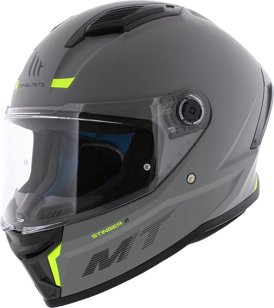 MT Stinger 2 integraalhelm mat grijs - Maat S