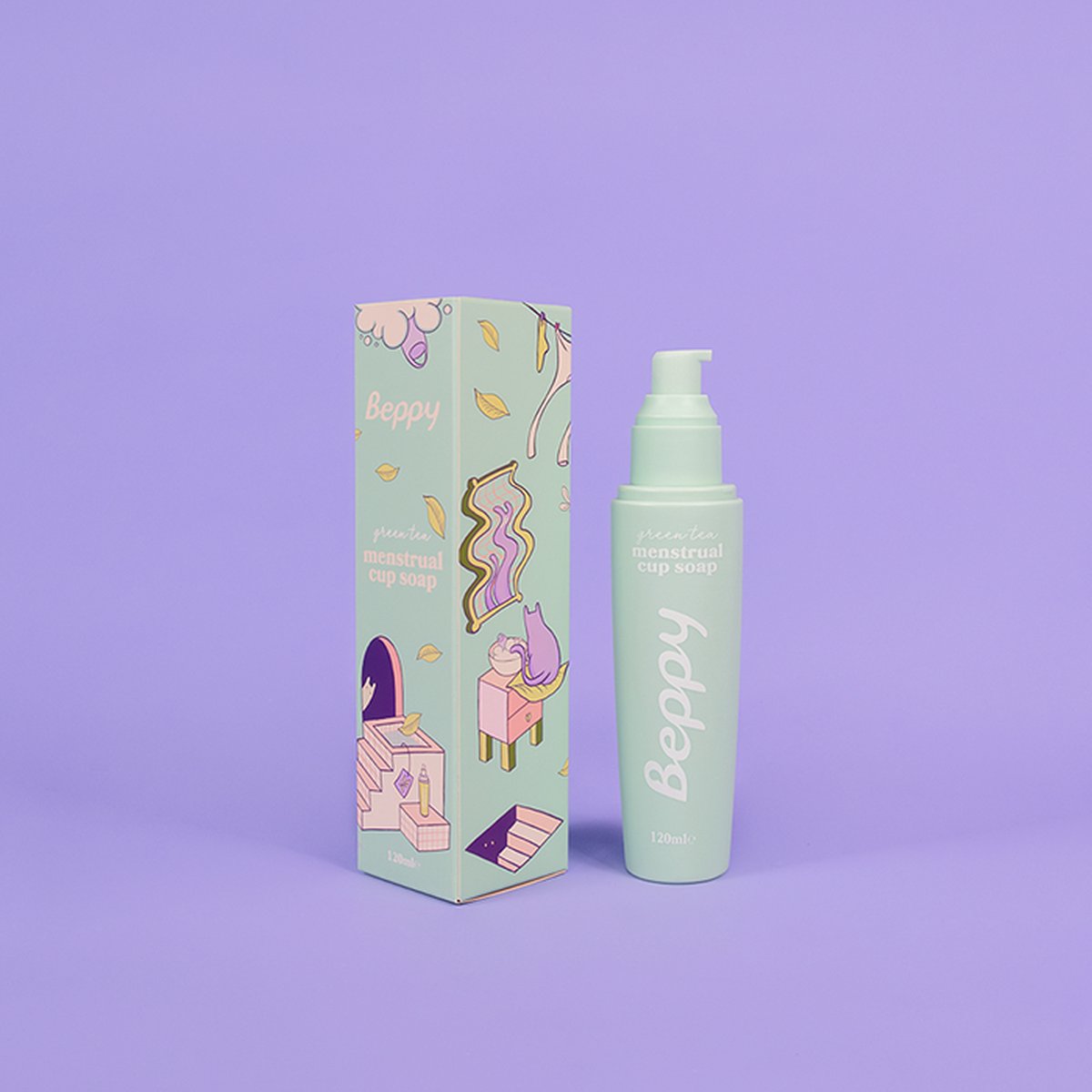 Goedkoopste Beppy Natuurlijke Zeep voor Menstruatiecup - 120ml
