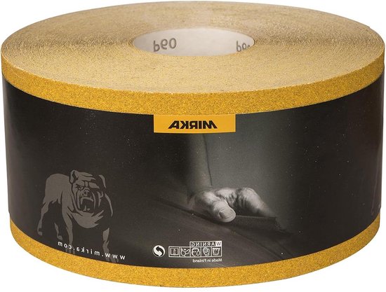 Universeel Schuurpapier Schuurrol 115mm x 50m - korrel P120 - Voor het