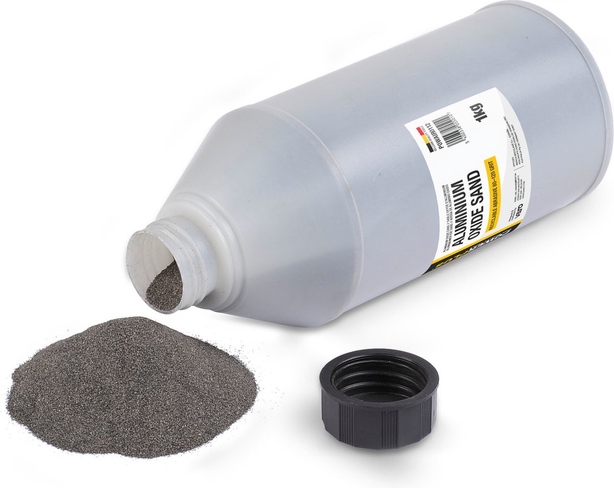 Sable D'Oxyde D'Aluminium Powerplus - Pour Pistolet De Sablage, Nettoyage Métal Et Bois, Grain 80-120
