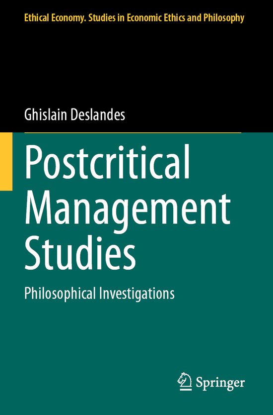 Ethical Economy65- Postcritical Management Studies