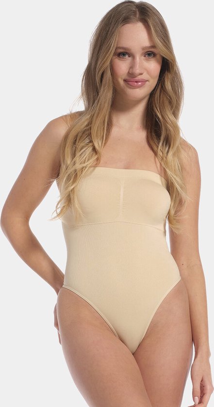 MAGIC Bodyfashion Bandeau Thong Body Corrigerend ondergoed - Latte - Maat M