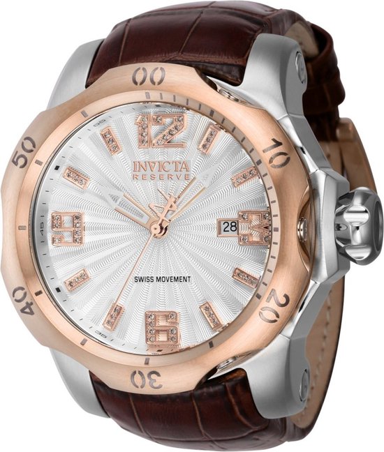 Invicta Reserve 42630 Quartz Herenhorloge - 54mm - Met 52 diamanten