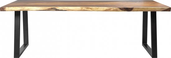 Woonexpress Eettafel Raja - Hout - Bruin - 240 x 78 x 100 cm (BxHxD)