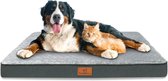 Waterdicht orthopedisch kussen voor honden - afneembaar en wasbaar - XXL (120 x 74 x 10 cm) fluffy dog ​​bed