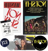 NOT SHY [ A ver. ] CD + Photobook - ITZY Album with Photocards and Lyric Accordion Book - TATTOO STICKER - POSTCARD SET - OFFICIAL POSTER - FREE GIFT
