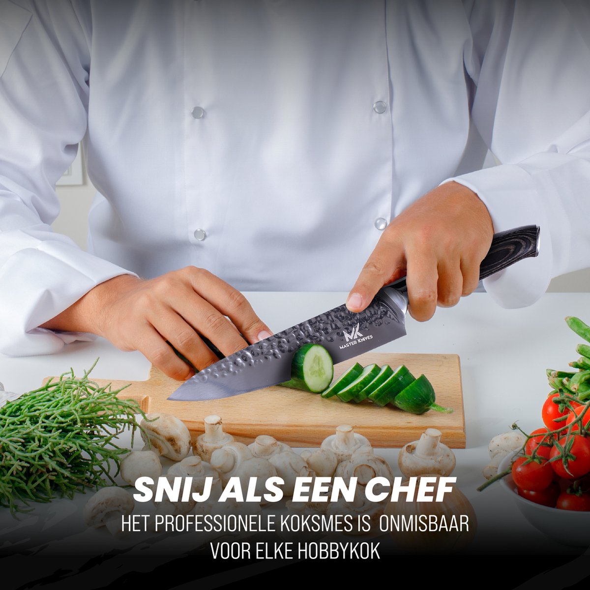 Professioneel Japans Koksmes 20 CM van Master knives — cadeau in Kookcadeaus - foto 4