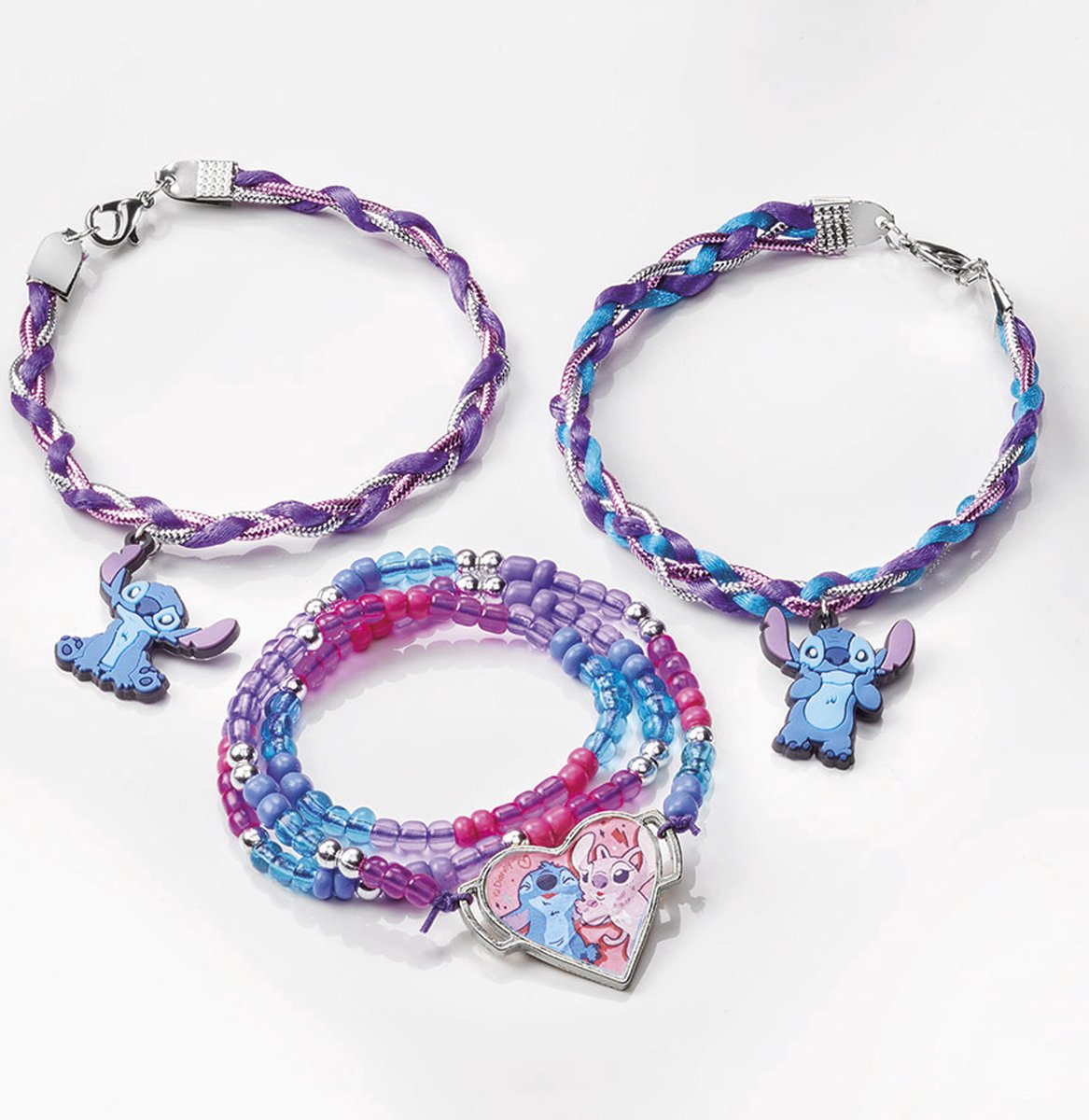 Disney Stitch Totum 3 in 1 knutselset XL - armbandjes, gips gieten, diamond painting magneten en sleutelhanger knutselen - creatief speelgoed cadeau tip knutselen jongens en meisjes vanaf 5 jaar — afbeelding 15