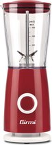 Bol.com Girmi FR0302 blender Blender voor op aanrecht 170 W Rood Transparant Wit aanbieding
