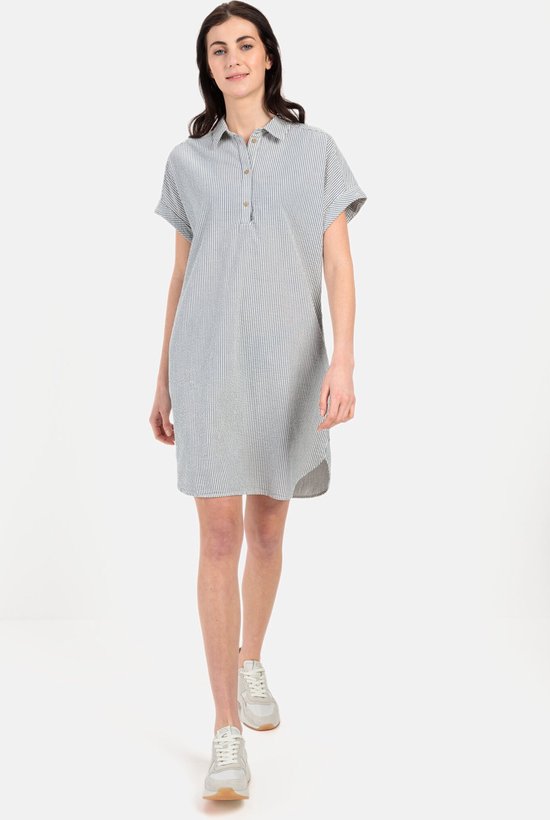 Rok lichtblauw met geel witte streep | . Fashion