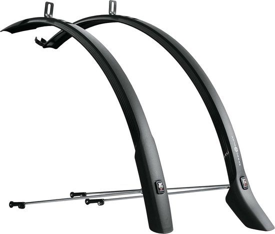 SKS GERMANY Raceblade Pro Set Spatbord voor volwassenen, uniseks, zwart, 28 inch SKS GERMANY Raceblade Pro Set Spatbord voor volwassenen, uniseks, zwart, 28 inch