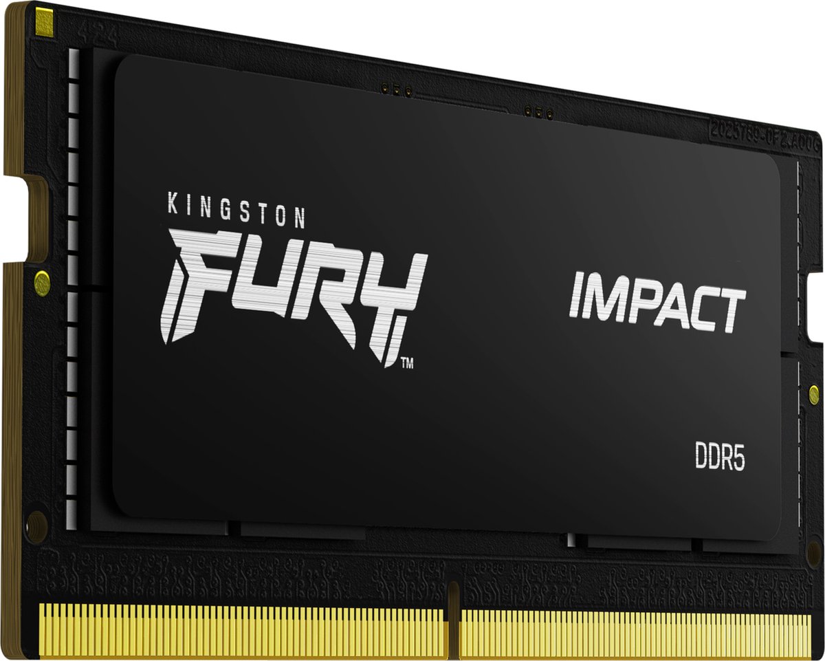 Kingston Fury Impact - Ddr5 - Module - 8 Gb - So Dimm 262-Pin - 4800 Mhz / geheugen - afbeelding 3