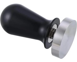 Stamper met veerbelaste platte roestvrijstalen basis - 130167 - voor Siebträgermachines