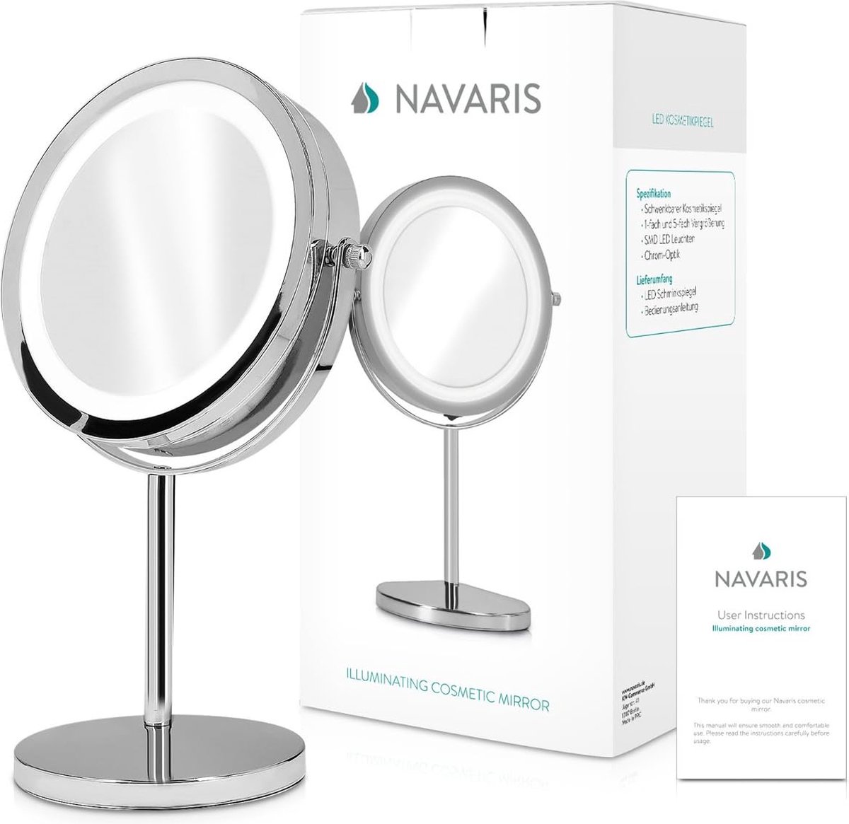 Luxe Make Up Spiegel – Make up Mirror – Kaptafel – Vrouwen Accessiores Cadeau