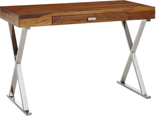 Tribesigns Bureau, 160 x 80 cm grote computertafel, kantoortafel, voor werkkamer, werkstation