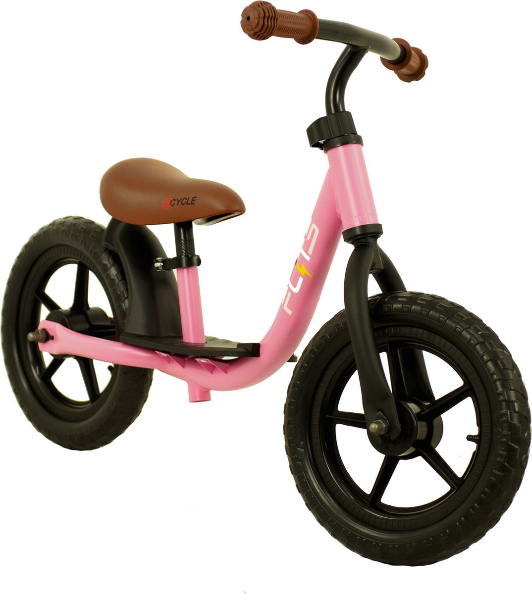 2Cycle Loopfiets - Balance Bike - Jongens en Meisjes - Loopfiets 2 Jaar - Buitenspeelgoed - Mat-Roze — afbeelding 3