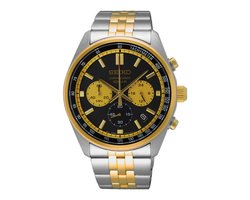 Seiko SSB430P1 Heren Chronograaf Bicolor/Zwart